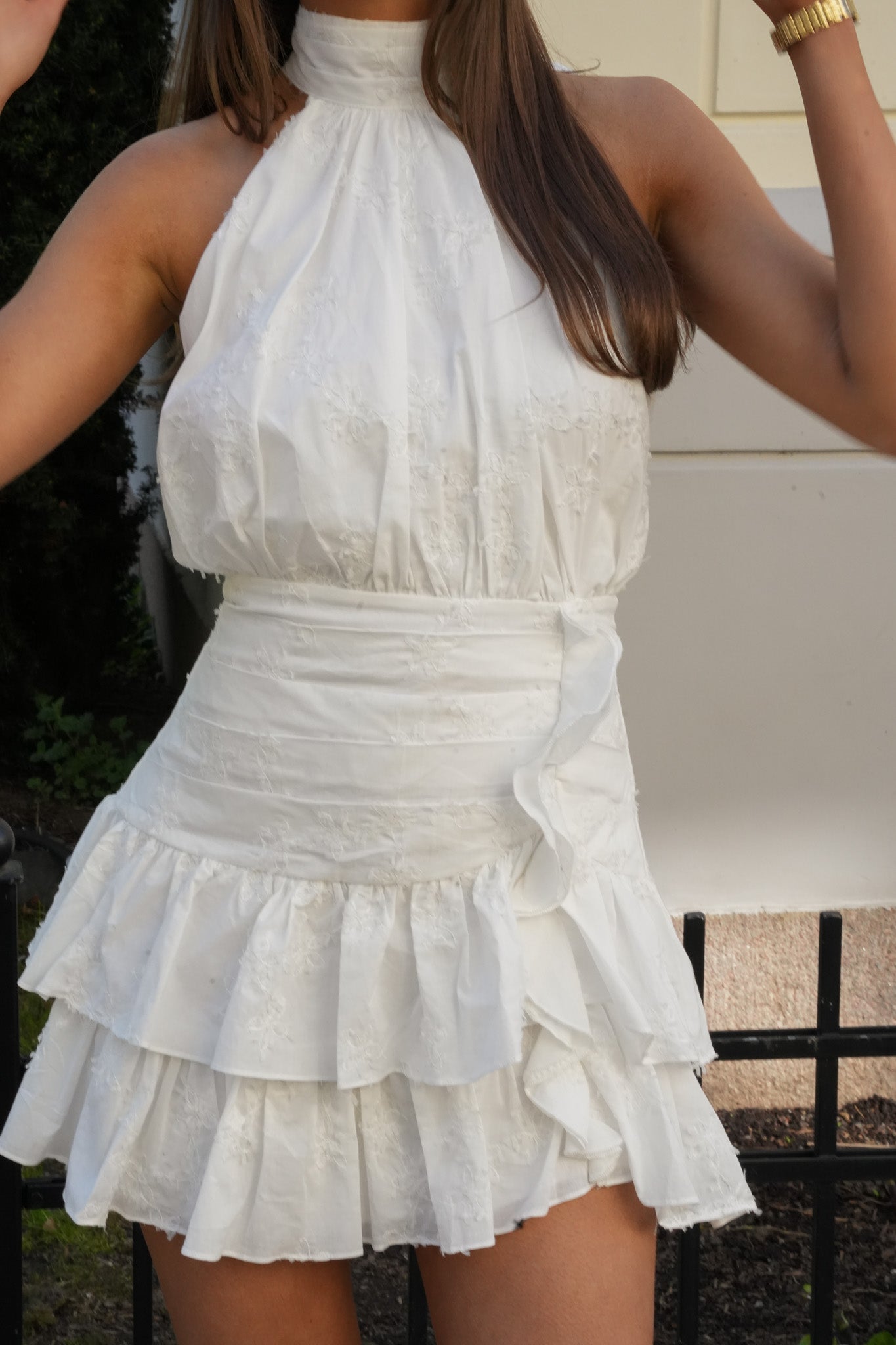Ivy Dress White Cotton