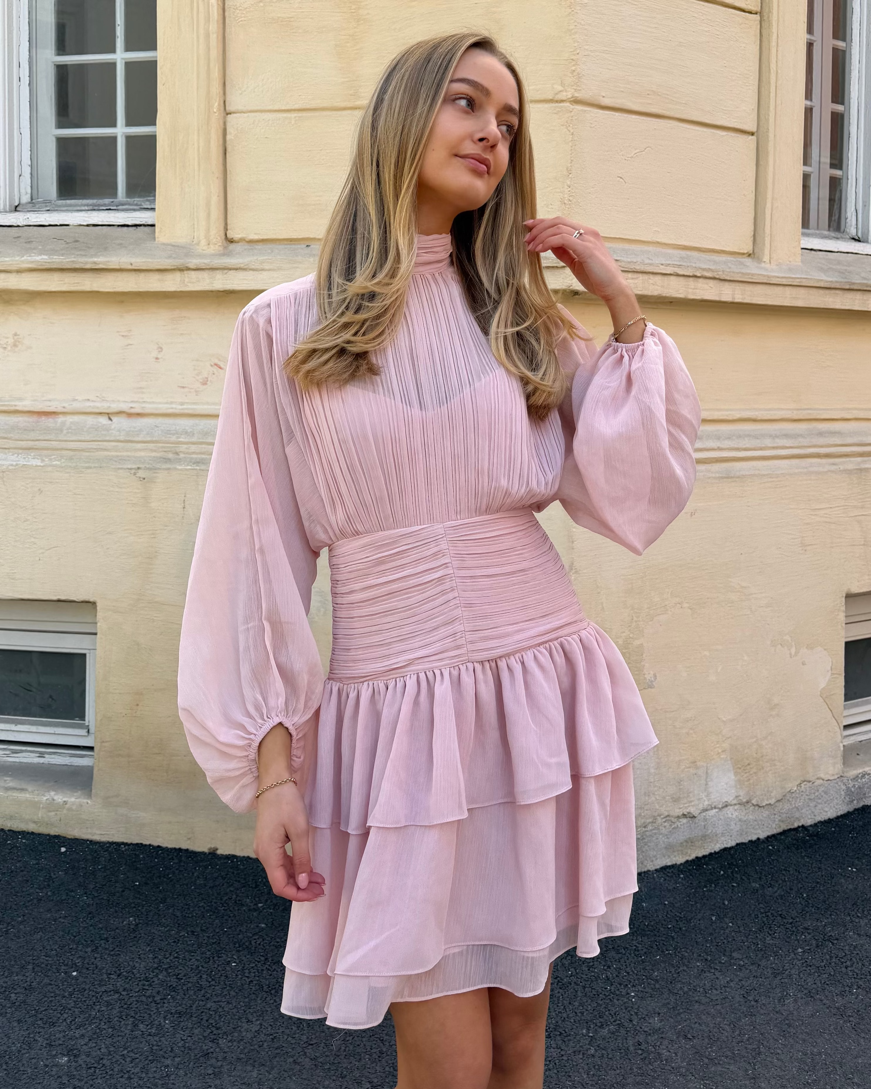 Blair Dress Dusty Pink
