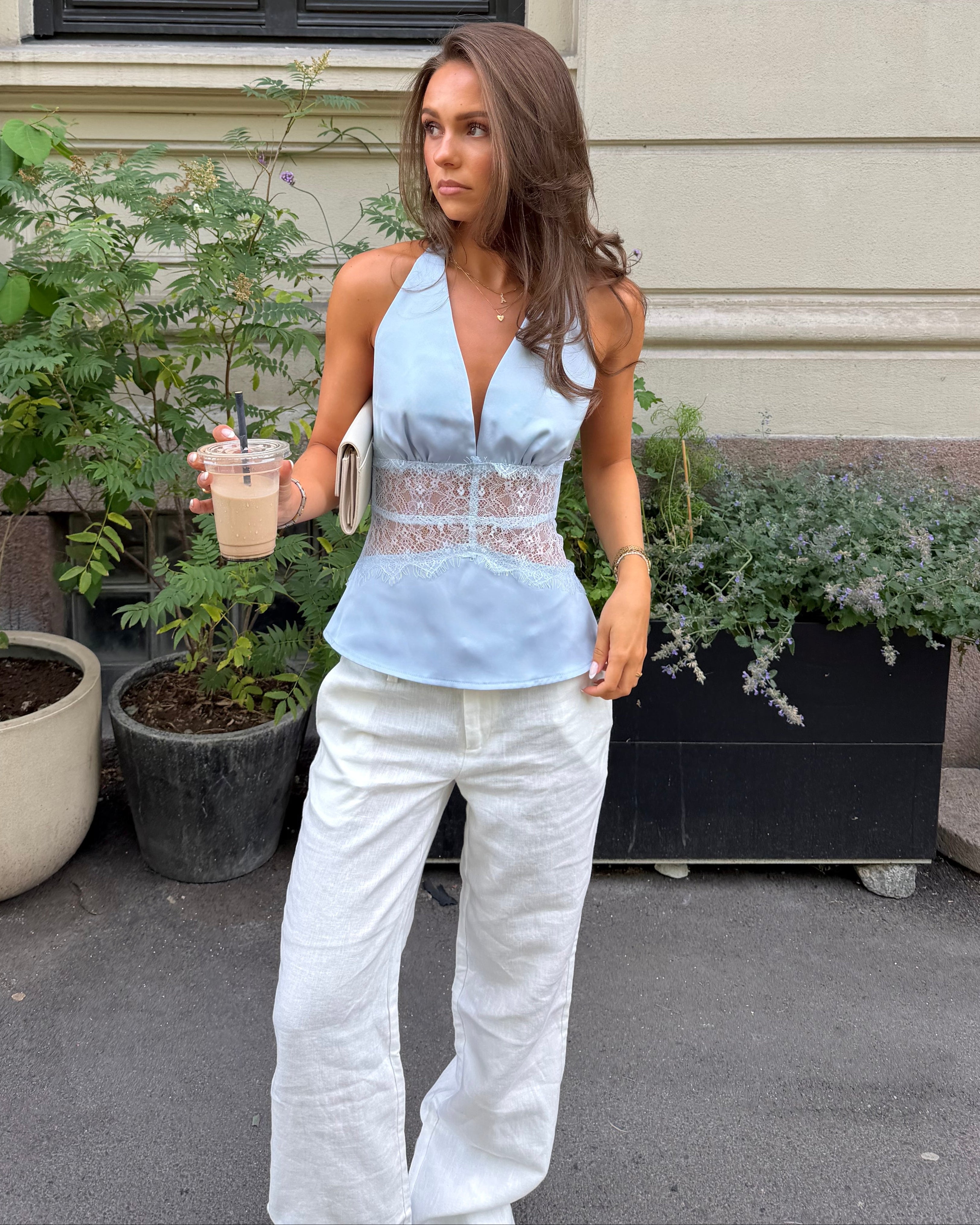 Aya Top Light Blue