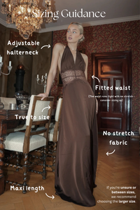 Aya Dress Brown