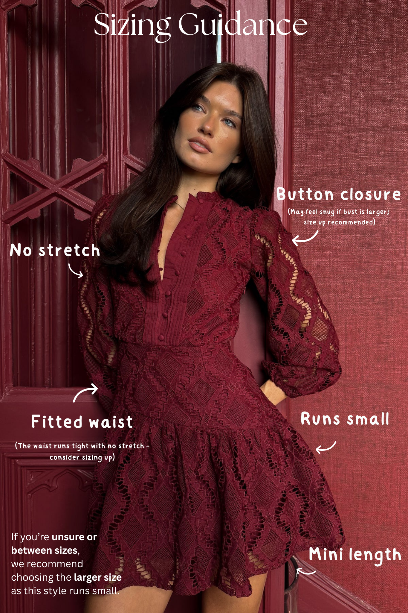 Olivia Dress Burgundy