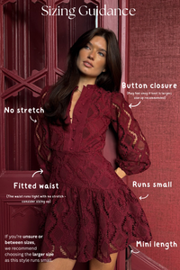 Olivia Dress Burgundy