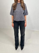 Wool T-shirt Dark Grey