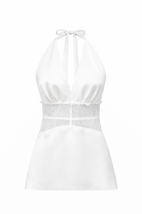 Aya Top White