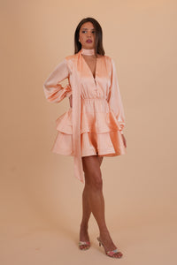 Kaya Dress Peach
