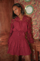 Ina Dress Burgundy