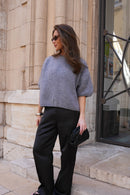 Wool T-shirt Dark Grey