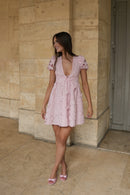 Victoria Dress Guava Sorbet