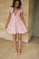 Victoria Dress Guava Sorbet