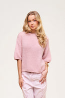 Wool T-shirt Dusty Pink