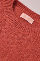Wool T-shirt Burnt Orange