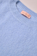 Wool T-shirt Baby Blue
