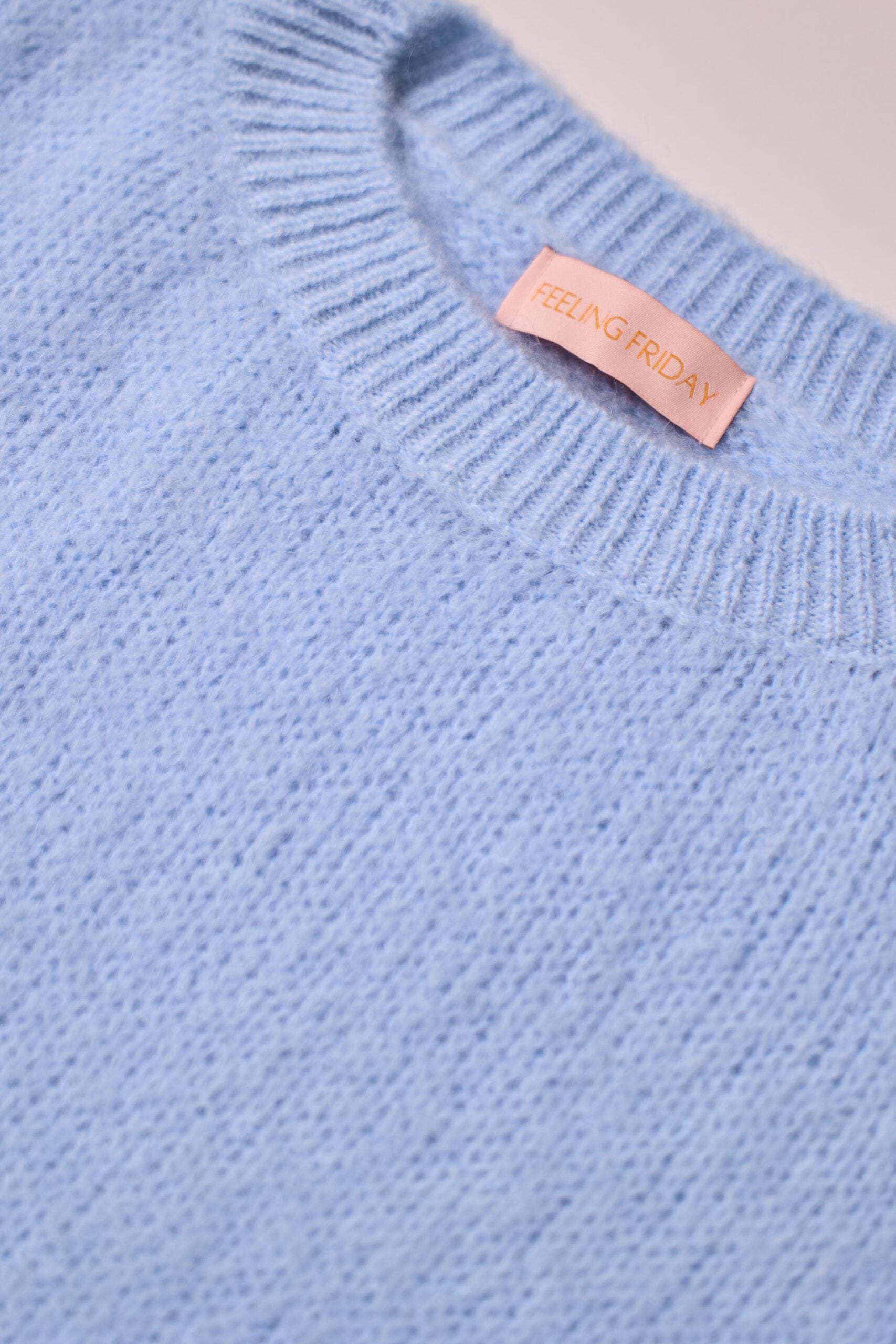 Wool T-shirt Baby Blue