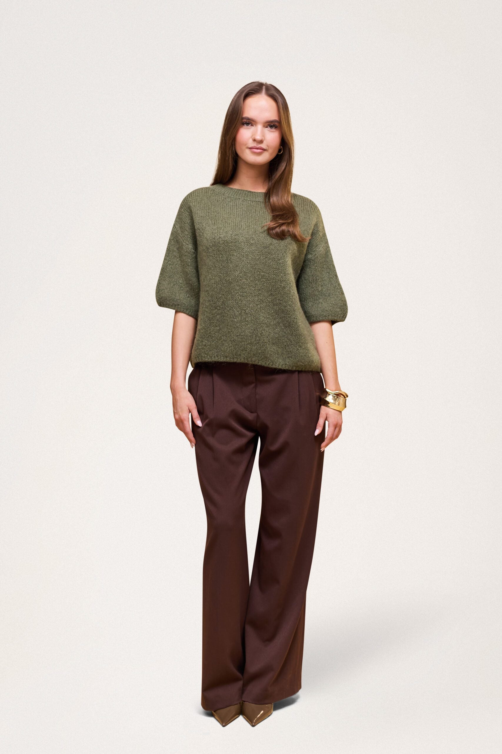 Wool T-shirt Jean Blue