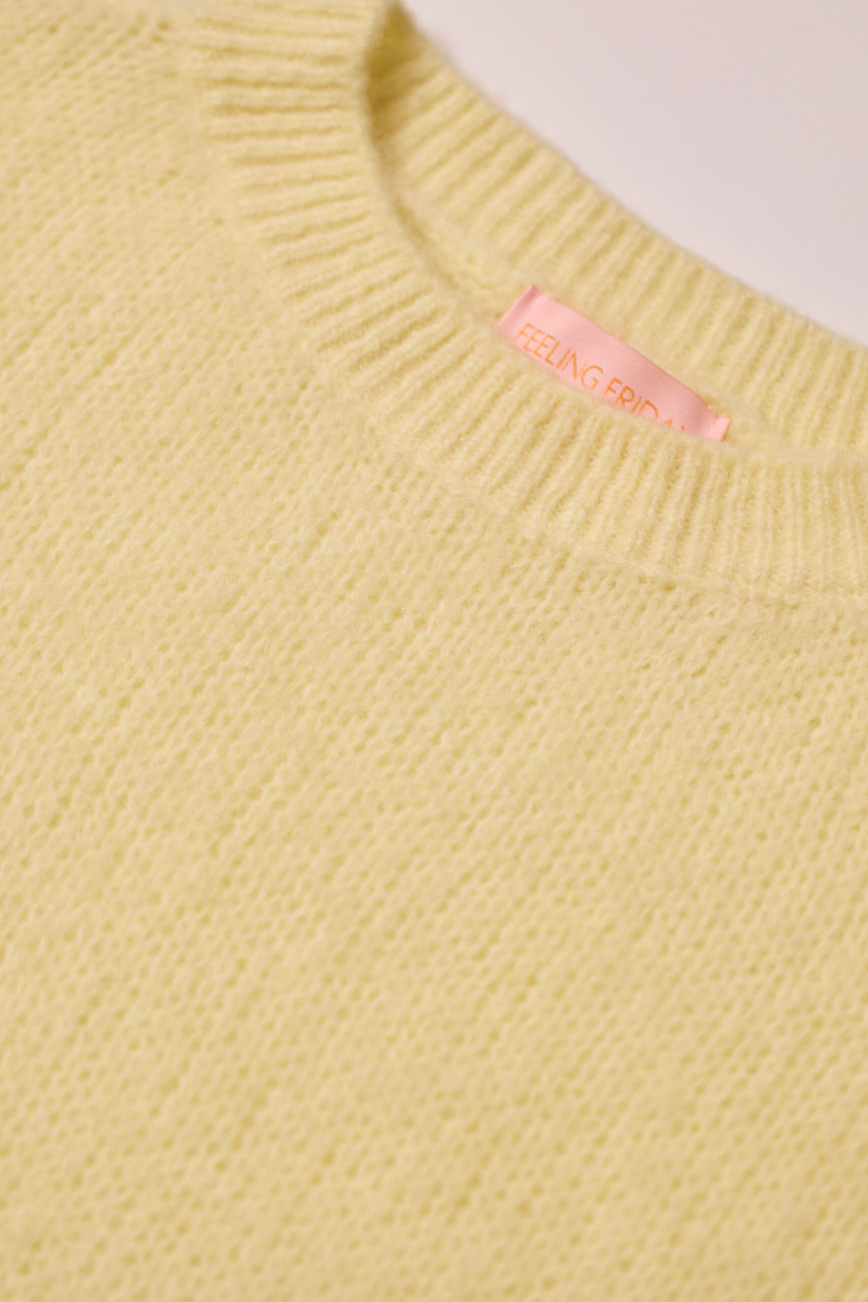 Wool T-shirt Light Yellow
