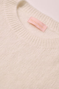 Wool T-shirt Cream