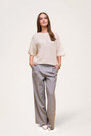 Wool T-shirt Cream