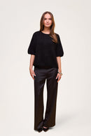 Wool T-shirt Black