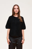 Wool T-shirt Black