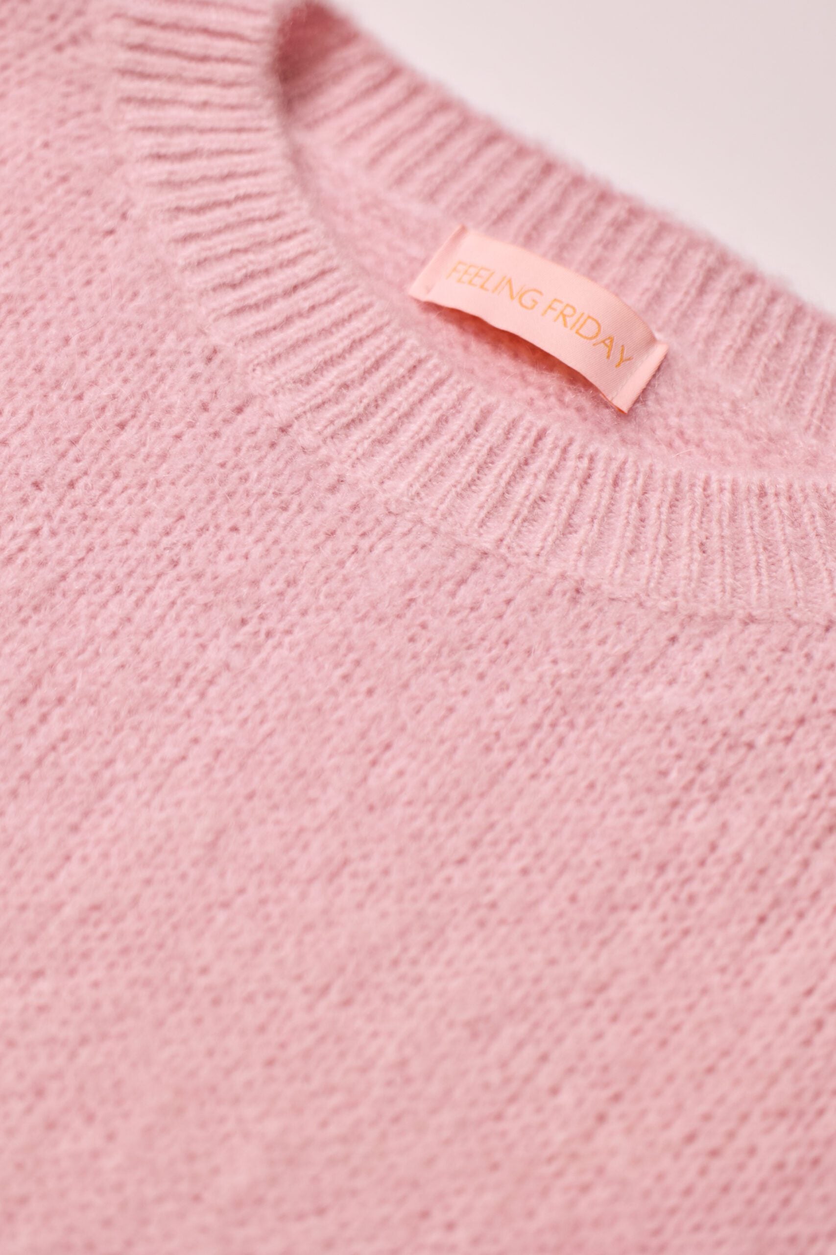 Wool T-shirt Dusty Pink