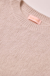 Wool T-shirt Light Beige