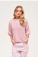 Wool T-shirt Dusty Pink