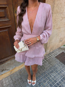 Kaya Dress Pink Glitter