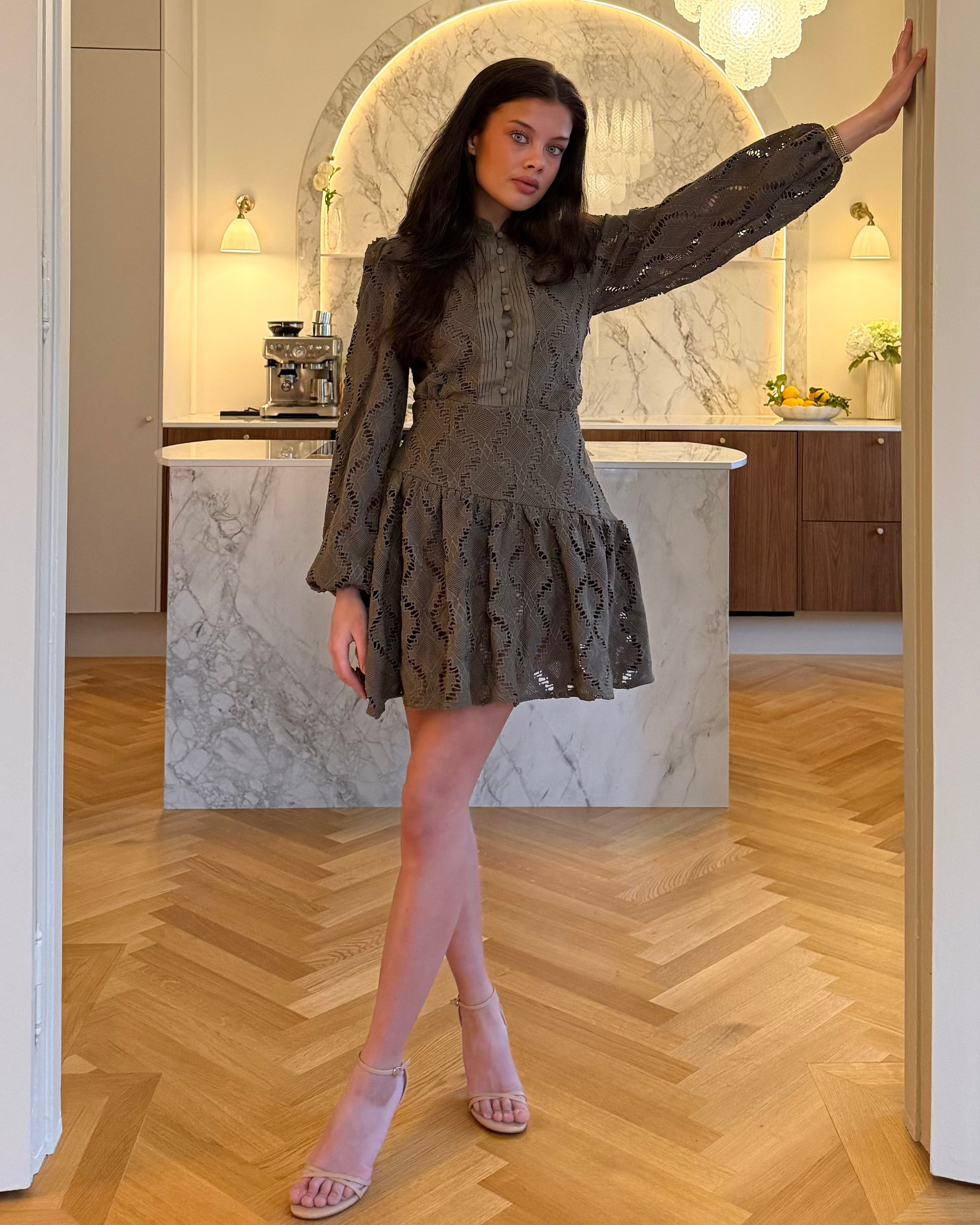 Olivia Dress Khaki