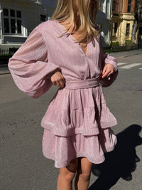 Kaya Dress Pink Glitter