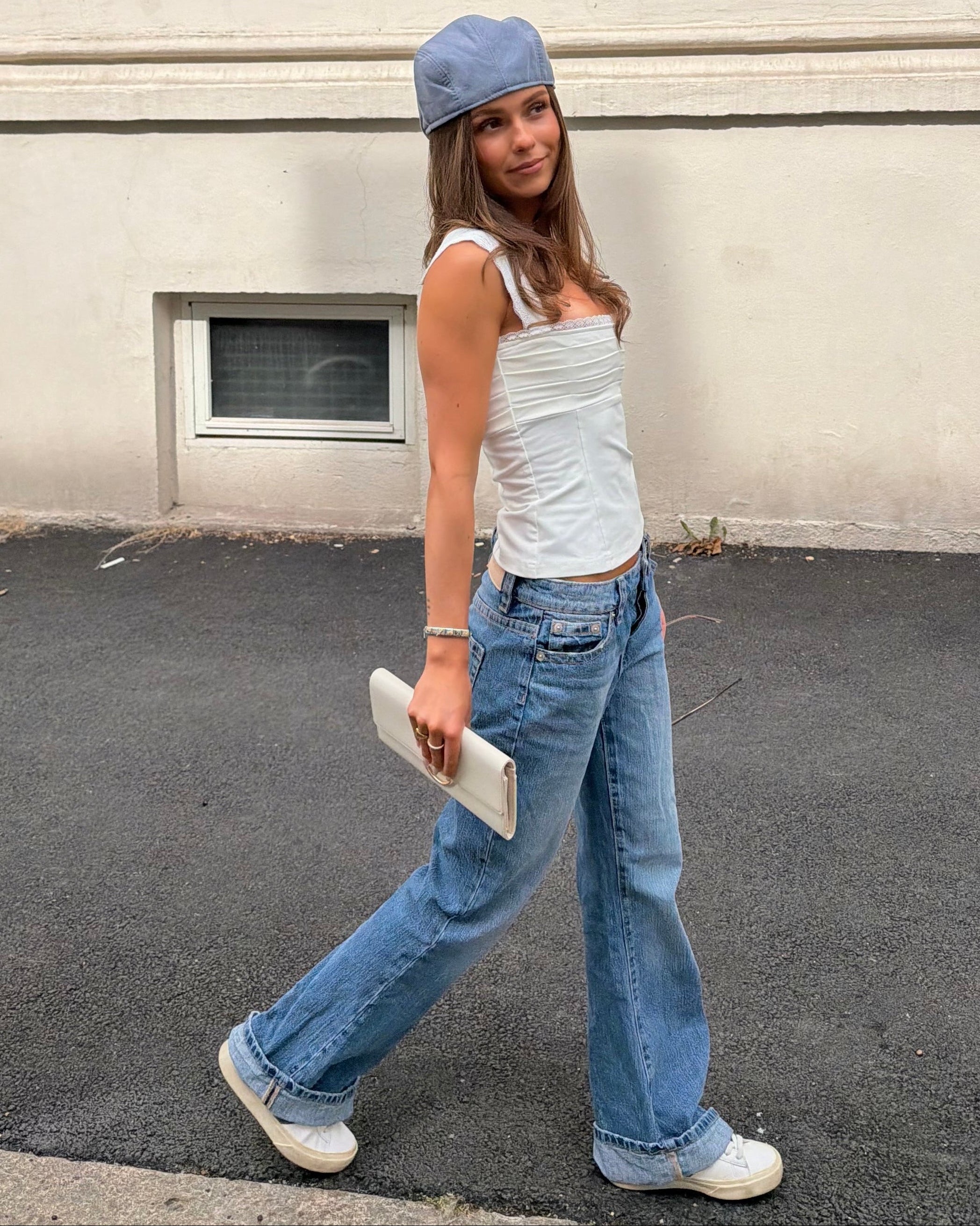 Natalia Top White