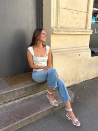 Natalia Top White