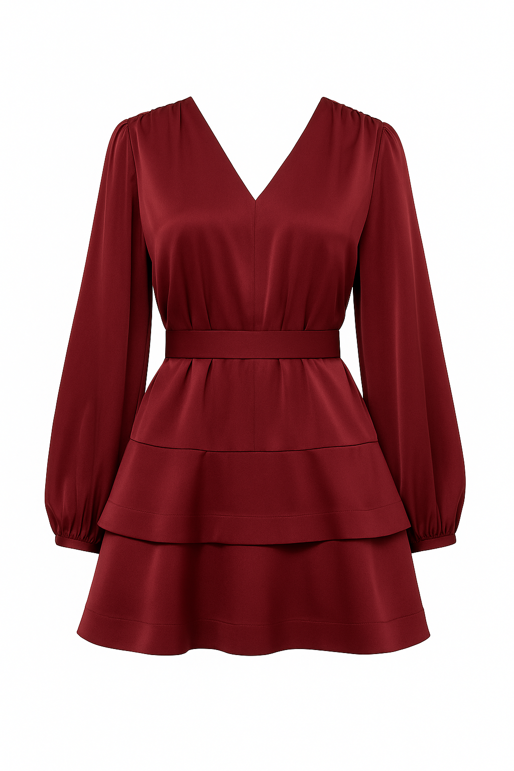 Kaya Dress Burgundy