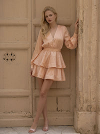 Kaya Dress Peach