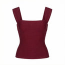 Demi Bandage Top Burgundy