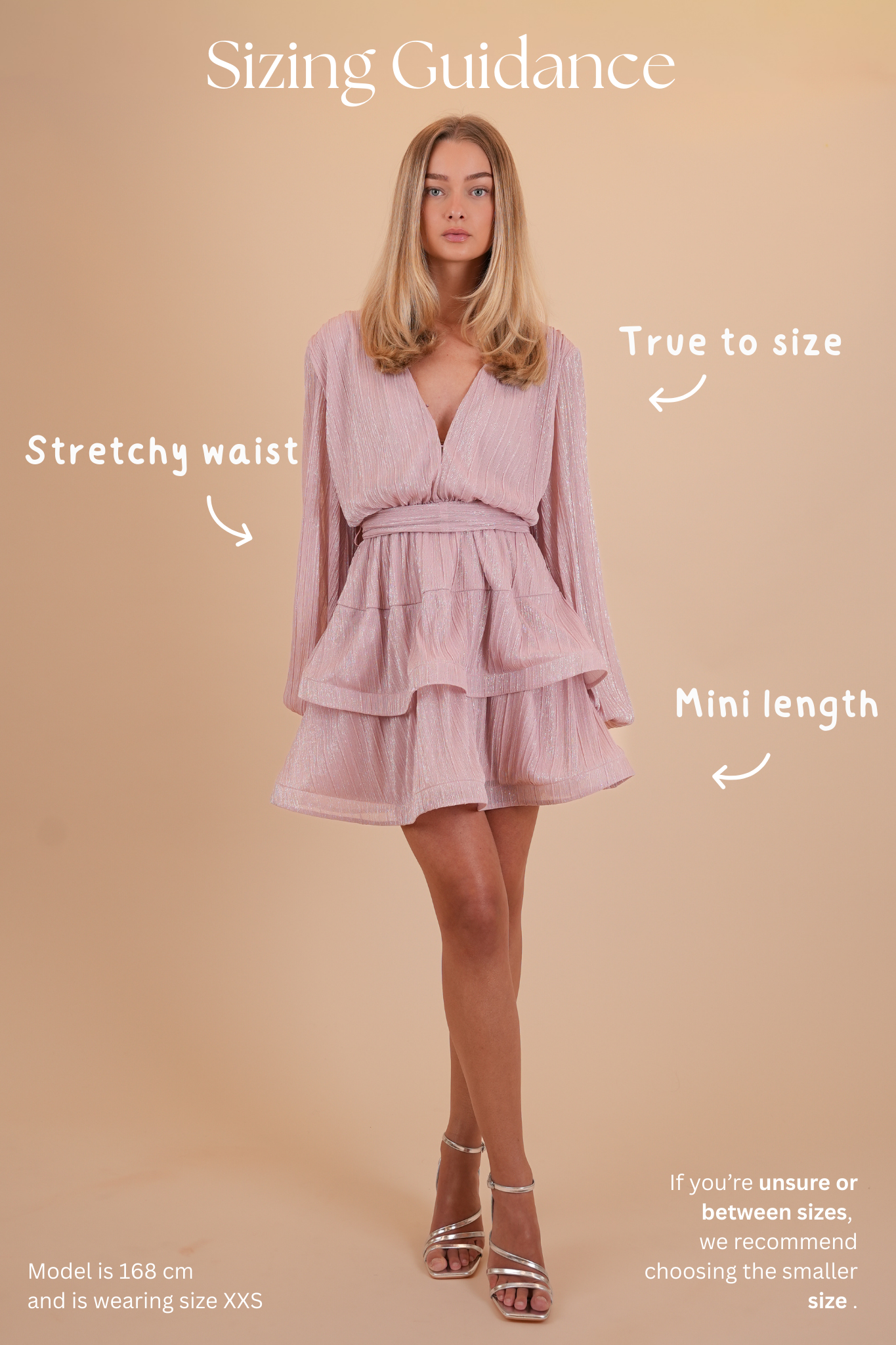 Kaya Dress Pink Glitter