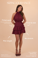 Ivy Dress Burgundy