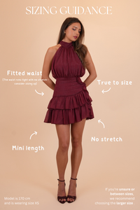 Ivy Dress Burgundy