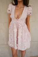 Victoria Dress Guava Sorbet