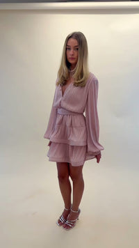 Kaya Dress Pink Glitter