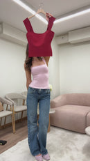 Demi Bandage Top Burgundy
