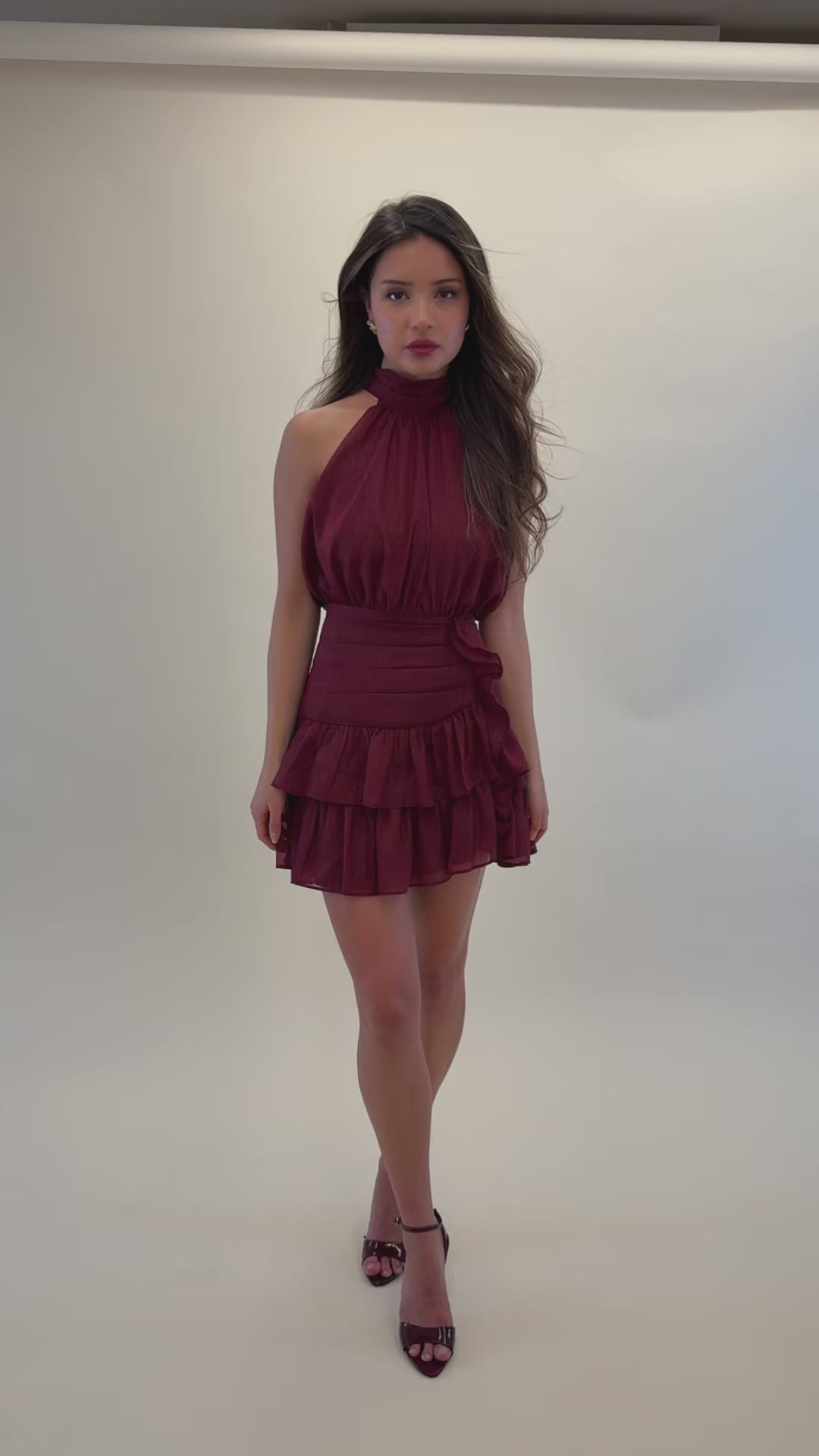 Ivy Dress Burgundy