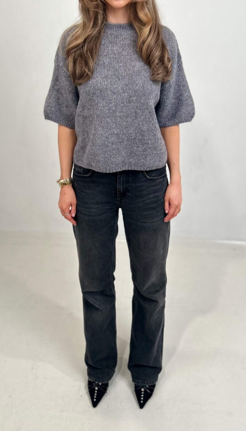 Wool T-Shirt - Dark Grey