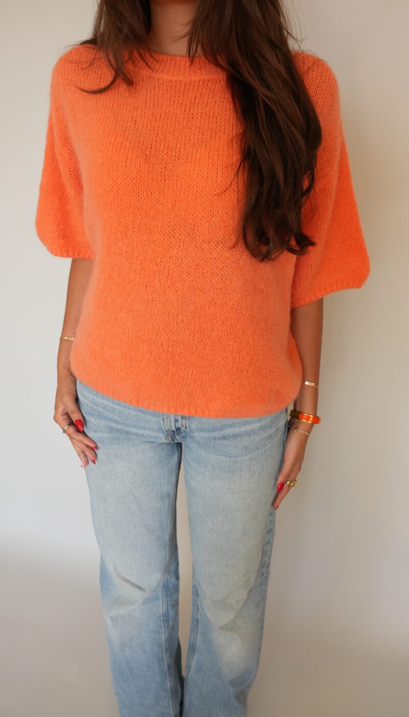 Wool T-shirt - Orange