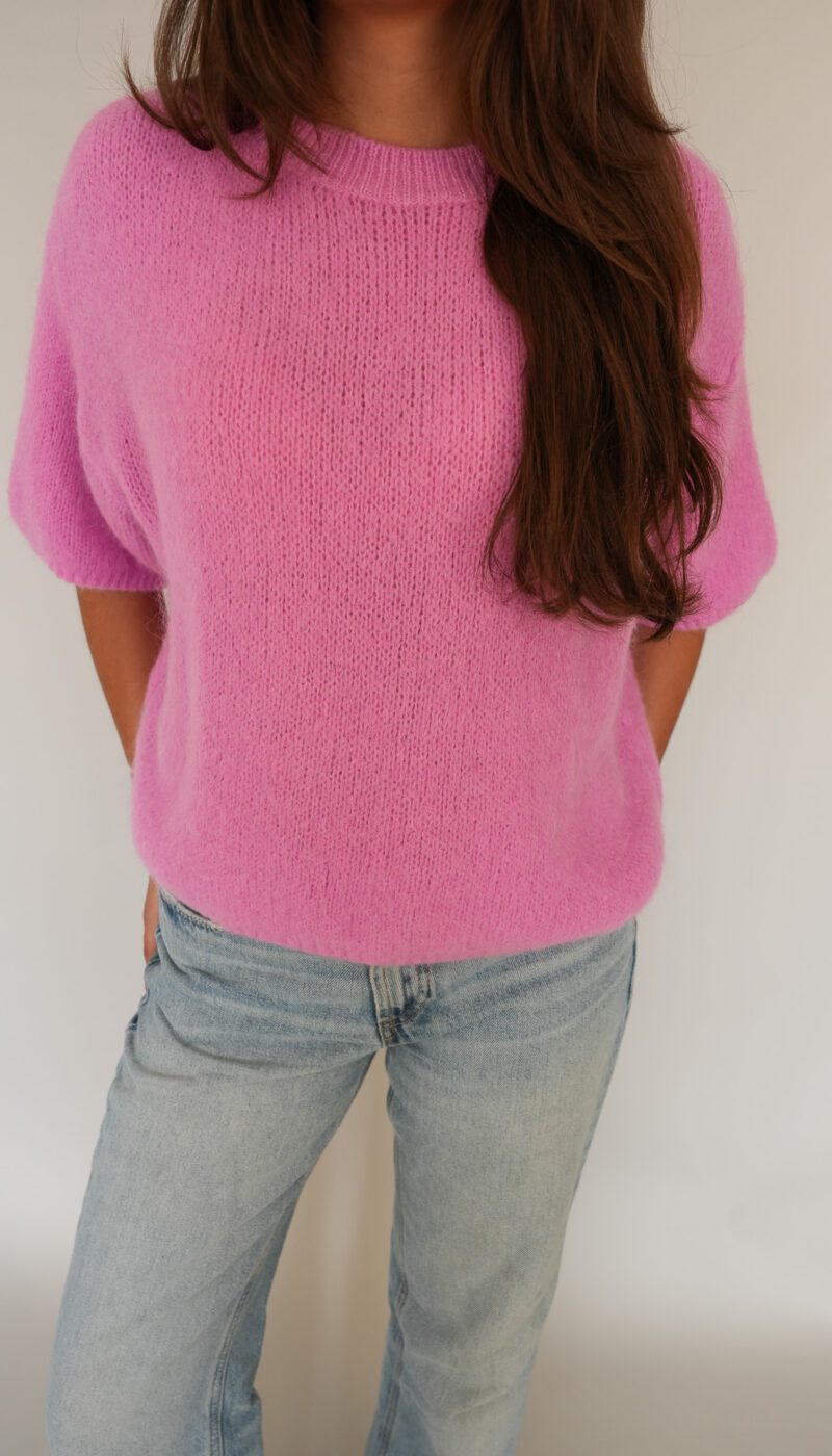 Wool T-shirt - Pink