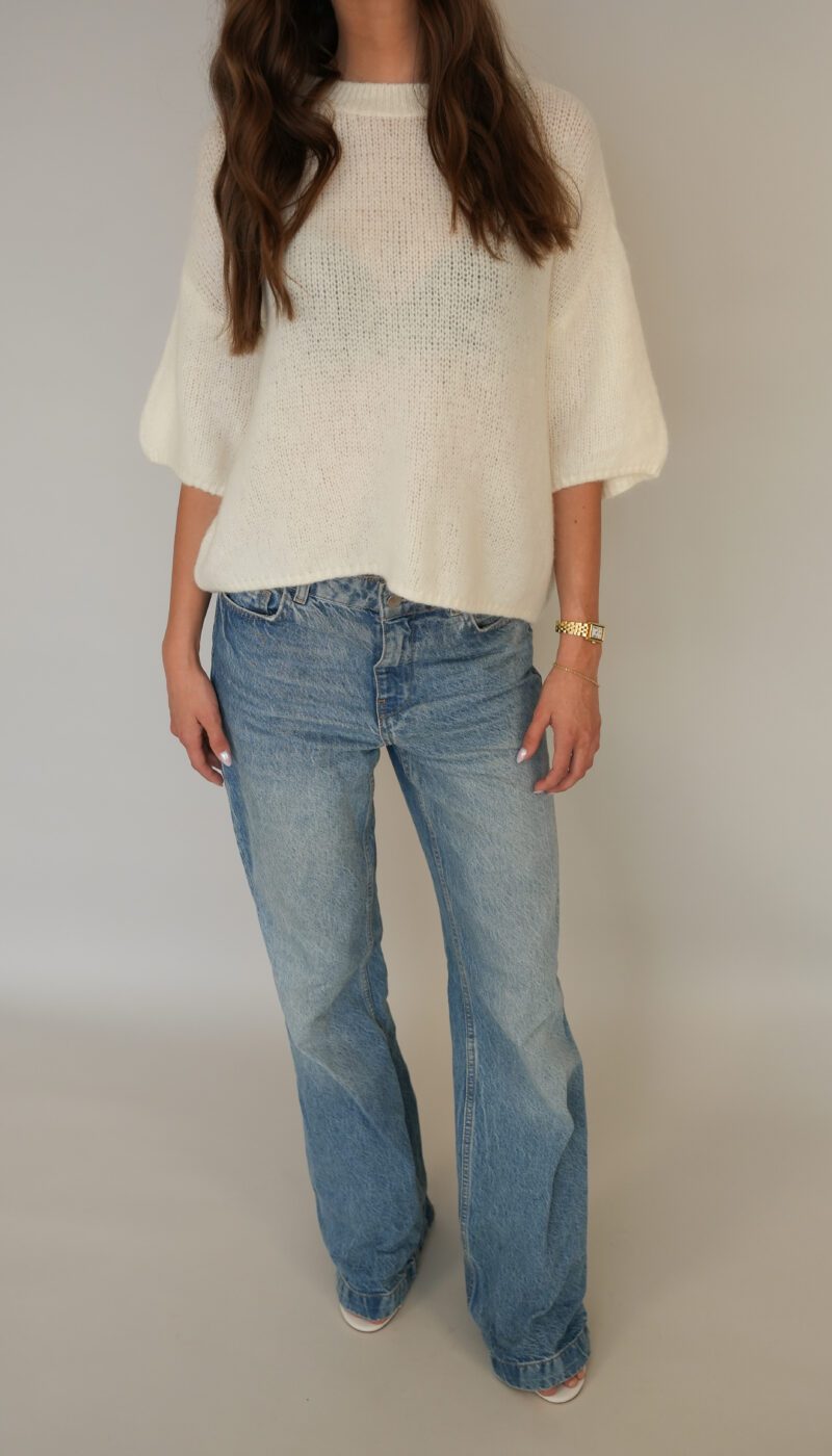 Wool T-shirt - Cream