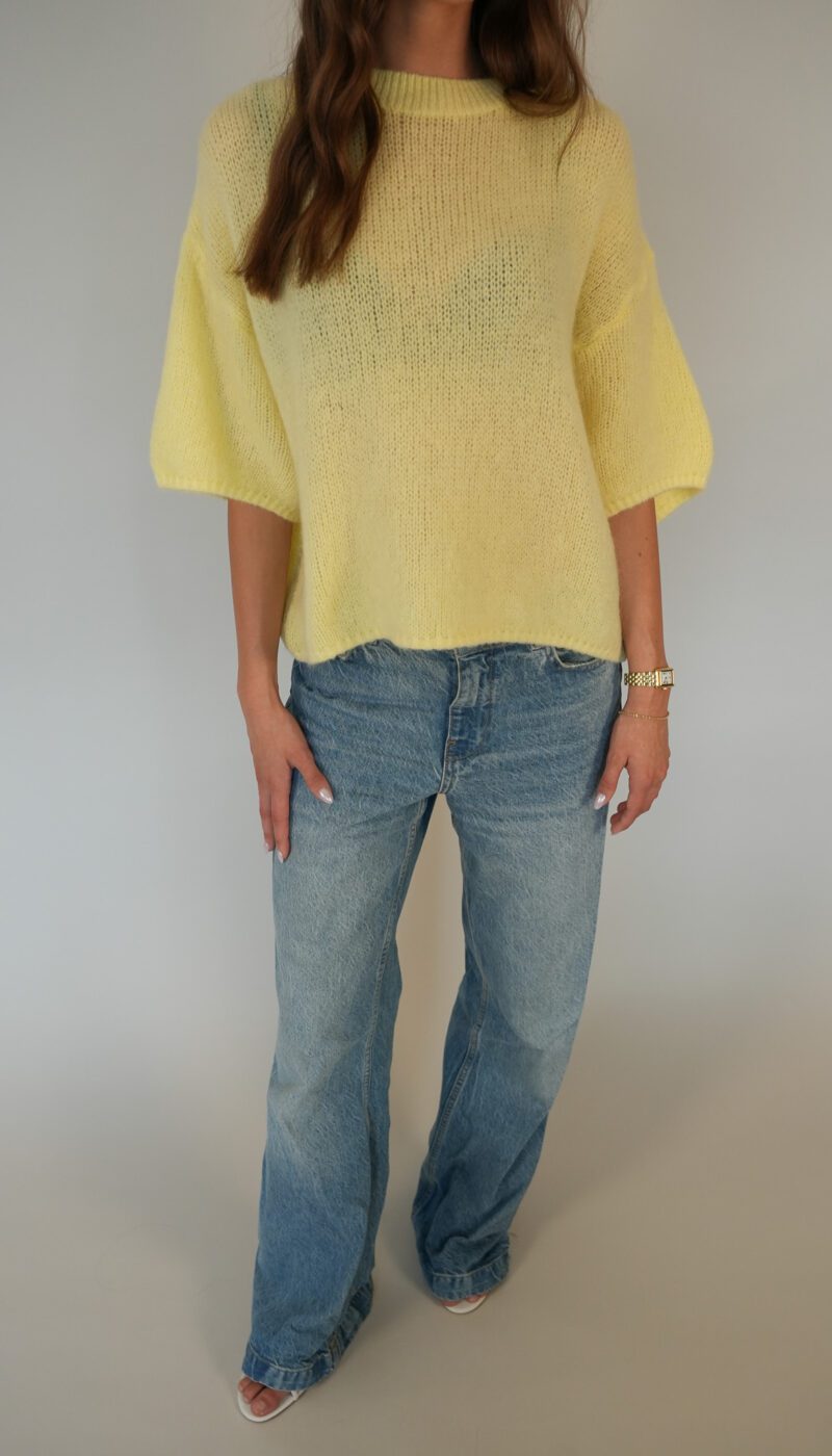 Wool T-shirt - Light Yellow