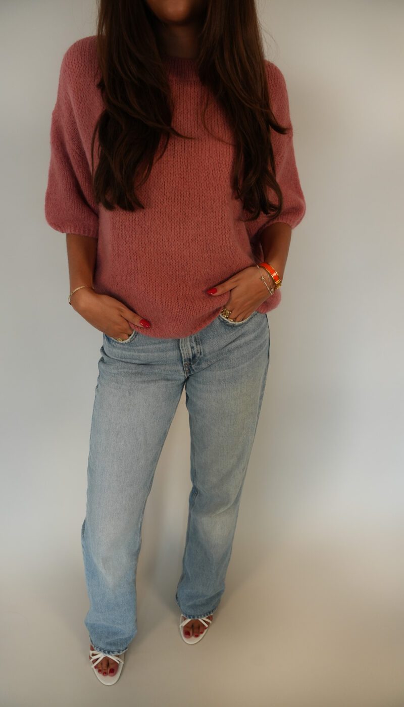 Wool T-shirt - Burnt Orange