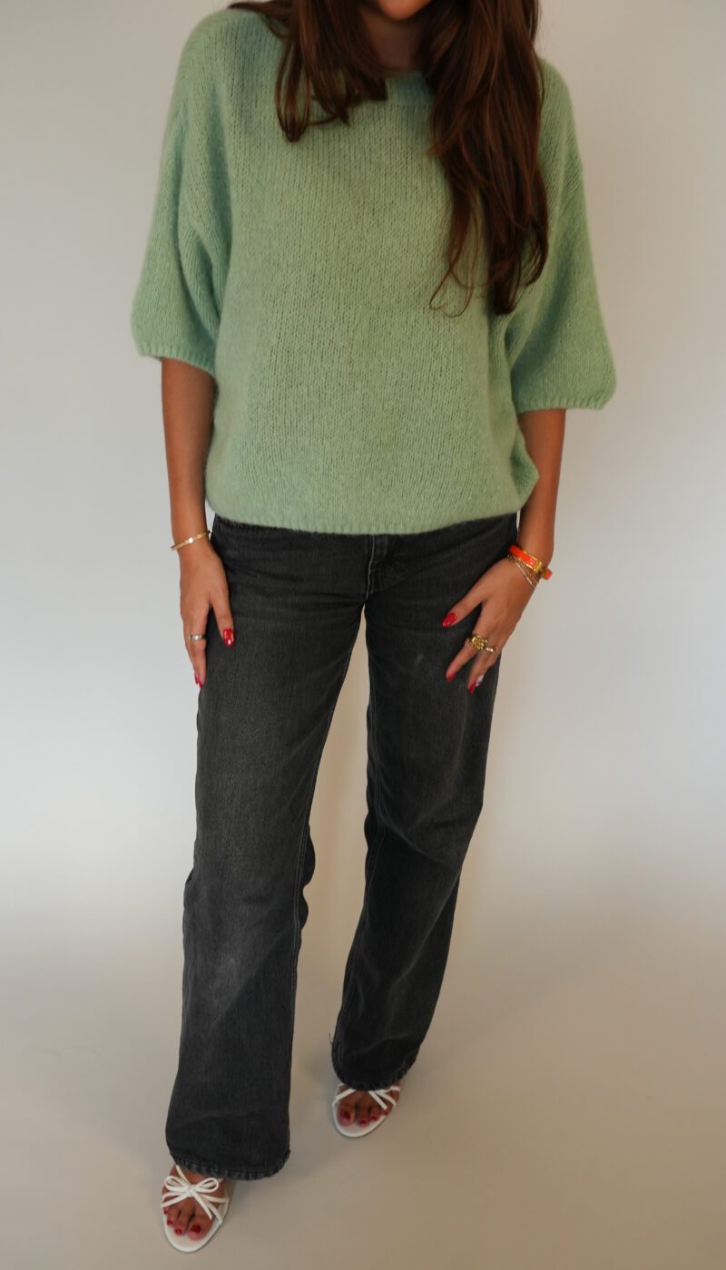 Wool T-shirt - Light Green