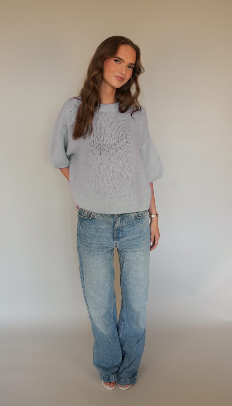 Wool T-shirt - Grey Chateau