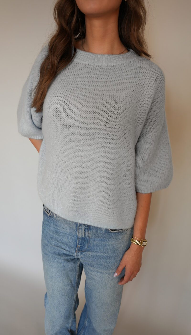 Wool T-shirt - Grey Chateau